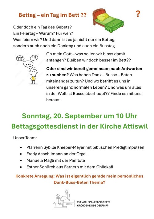 Flyer Bettag 20.9.2026 Attiswil